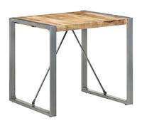 Mango Wood Kitchen Table - Durable Solid Wood Design for Home Office, Living Room, Kitchen, and Dining Room - Stylish 70x70x75 cm Versatile Lounge & Dining Table