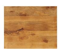 (mango wood(oak finish), 90 x 80 cm/ 38 mm) vidaXL Table Top Replacement Board Dining Table Top Rectangular Solid Wood