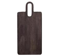Mango Wood Paddle Chopping Board, 25x56x1.5cm, Serving Platter Cheese Charcuterie Cutting (Dark Brown)