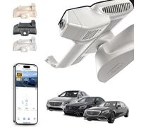 Mangoal 4K Dash Cam for Mercedes-Benz S-Class 2012-2021(Model B Gray) | S450 550 55e 560 600 & S63 S65 AMG & Maybach S560 S600 S650, Loop Recording, G-Sensor, App & WiFi, 64GB Card, GPS