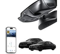 Mangoal 4K Dash Cam for Mercedes-Benz S-Class 2021-2025(Model C Black) | Gen7 W22 S500 580 580e & S63 AMG E, NOT Fit Maybach S580 S680, Loop Recording, G-Sensor, App & WiFi, 64GB Card, GPS