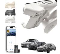 Mangoal Front 4k Rear 1080p Dash Cam for Mercedes-Benz S-Class 2012-2021 | (Model A Gray), S450 550 55e 560 600 & S63 S65 AMG & Maybach S560 S600 S650 , App & WiFi, 128GB Card, GPS