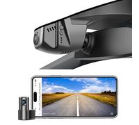 mangoal STARVIS 2 Front 4K Rear 2K 2 Channel HDR Dash Cam Fit for VW Touran