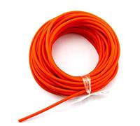 Mangobuy 10 Meters & 32 Feet Rubber Latex Tube OD 3.2mm ID 1.6 ELASTICA Bungee Slingshot Catapult Outdoor Hunting Rubber Tubing Replacement Orange