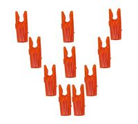 Mangobuy 50pc Inner diameter 3.2mm Arrow Pin S Nock For Carbon Aluminum Pin Nocks (orange)