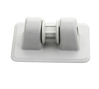 Mangobuy PVC Anchor Tie off Patch Anchor Holder Wheel Anchor Bow Roller for Boating Inflatable Boats Kayaks Dinghy (Grey)