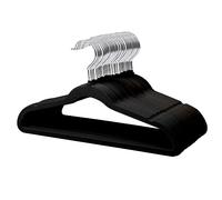 MangoKit Black Kids Velvet Hangers Felt Children's Coat Hangers 32 Pack | Ultra-Thin Space Saving Toddler Clothes Hangers with 360° Swivel Hook for Closet, Non-Slip Teen Coat Hangers