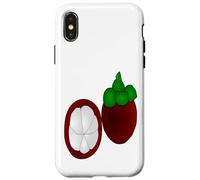 Mangosteen Funny Delicious Summer Fruit Case for iPhone X/XS
