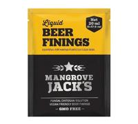 Mangrove Jack’s Liquid Beer Finings 20ml | Vegan Friendly Fungal Chitosan Solution | GMO Free | Home Brew Beer Clarifier | Produces Crystal Clear Beer | Single Sachet