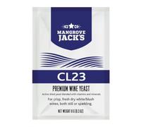 Mangrove Jack’s Premium Wine Yeast CL23 - Wine Yeast - 8g treats 23L Dry White Blush Sparkling