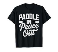 Mangrove Kayaker Paddle Peace Out Coastal Lifestyle Identity T-Shirt
