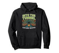Mangrove Kayaker Paddling Through Tunnel Coastal Florida Pullover Hoodie