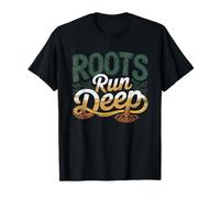 Mangrove Kayaker Roots Run Deep Coastal Identity Philosophy T-Shirt