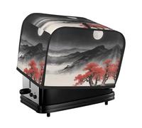Mangroves mountains and the moon Toaster Cover 2 Slice, Waterproof Bread Machine Covers with Pockets Universal Size Kitchen Small Appliance Cover with Handle, Dust and Fingerprint Protection