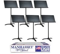 Manhasset Symphony Stand (Pack of 6) - Black, MAN4806