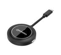 Manhattan 1080p Wireless HDMI Display Adapter with USB-C Transmitter, Dongle Wirelessly Displays a Video Signal from a USB-C Device on an HDMI TV or Projector, Requires Receiver from #208420 Wireless