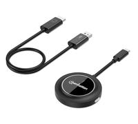 Manhattan 1080p Wireless HDMI Display Presentation Kit, 2-Piece Set with HDMI Receiver and USB-C Transmitter Dongle to Wirelessly Display a Video Signal from a Laptop/Tablet/Smartphone on an HDMI TV