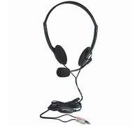 Manhattan 164429 Stereo Headphones With Microphone And Volume Control