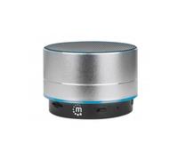 Manhattan 165327 Metallic Bluetooth Speaker, Splashproof, Range 10...