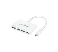 Manhattan 168434 USB-C Dock/Hub, Ports (4): USB-A (x3) and USB-C, ...