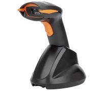 Manhattan 179768 Wireless Barcode Scanner Black Orange Handheld US...