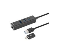 Manhattan 180894 USB-C & USB-A Combo Dock/Hub, Ports (4): Ethernet...