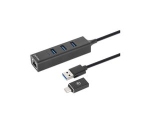 Manhattan 180894 USB-C & USB-A Combo Dock/Hub, Ports (4): Ethernet...