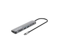 Manhattan 190442 USB-C Dock/Hub with Card Reader, Ports (x5): HDMI...