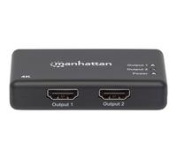 MANHATTAN 4K 2-Port HDMI-Splitter 4K@30Hz Netzteil NEW