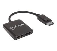 Manhattan 207768 splitter 2 ports DisplayPort 3810x2160p AV Digital A/V Cable sw