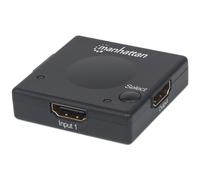 Manhattan 207911 HDMI Switch 2-Port, 1080p, Connects x2 HDMI sources to x1 disp