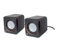 Manhattan 2600 Series Speaker System, Small Size, Big Sound, Two Speakers, St...