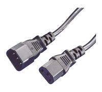 Manhattan 301152 BULK Power Extension Cable C14 to C13 1.8m Black