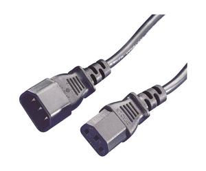 Manhattan 301152 BULK Power Extension Cable C14 to C13 1.8m Black