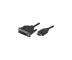 Manhattan 322782 1 m DVI-D/Digital A/V Cable Video Cable for Video Device HDTV L