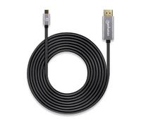 Manhattan USB-C to DisplayPort 1.4 Cable, 8K@60Hz, 3m, Male to Male, Black, Not Bi-Directional, Three Year Warranty