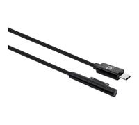 Manhattan USB-C to USB-A Cable, 2m, Male-to-Male, Black, 480 Mbps (USB 2.0), Lifetime Warranty
