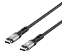 Manhattan USB-C to USB-C Cable (240W), 1m, Male to Male, Black,...
