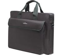 Manhattan London Laptop Bag 15.6", Top Loader, Black, LOW COST, Accessories Pocket, Shoulder Strap (removable), Cheaper alternative to Targus TAR300, Notebook Case, Three Year Warranty