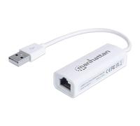 Manhattan 506731 USB-A Fast Ethernet Adapter, 10/100 Mbps Network, 480 Mbps (US