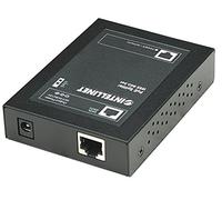 Manhattan 560443 Intellinet Power over Ethernet (PoE+) Splitter, IEEE802.3at, 5, 7.5, 9 or 12 V DC output voltage,Black