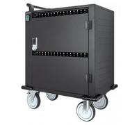 Manhattan Charging Cabinet/Cart via USB-C x32 Devices, Trolley, Power
