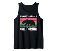 Manhattan Beach California Surf Vintage Cali Redondo SoCal Tank Top