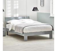 Manhattan Bed - Grey High Gloss - Sizes Available