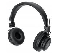 Manhattan Bluetooth On-Ear Headset, Microphone, FM Radio, Integrated Controls, 8 hour usage time, Max Range 10m, MicroSD Card slot, 3.5mm Aux port, Bluetooth v5.0, USB-A charging cable included, Three