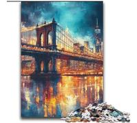 Manhattan Bridge Jigsaw Puzzles for Adults 2000 Piece Puzzle, Family Entertainment Toys Is Ideal As A Gift for The Whole Family (70x100cm)