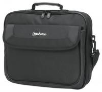 Manhattan Cambridge Laptop Bag 14.1" Clamshell Design Black Low Cost Accessories