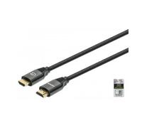 Manhattan HDMI 8K@60Hz Cable with Ethernet 3m Certified Suitable for ALL 8K 4K & 1080p/HD uses - when upgrading now or have it ready for when you need it Male to Male Black 4K@120Hz Ultra HD 4k x 2k L