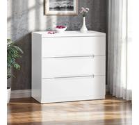 Manhattan Chest of Drawers - 3 Drawer - Small - White Gloss
