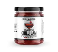 Manhattan Chilli Jam - Chilli Mash Co - Spicy Cocktail Inspired Spread with Oranges, Sour Cherry, Caramel, Rum, Vermouth and Scotch Bonnet Chillies